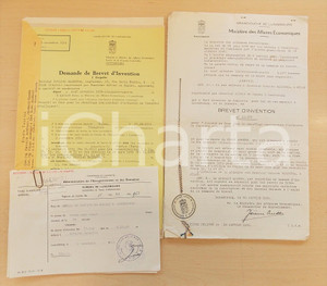 Documento originale, autentico 1955 LUSSEMBURGO Brevetto invenzione Osvaldo BALESTRA per forno antiossidazione 1