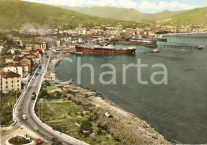 Cartolina originale da collezione 1963 VADO LIGURE SV Panorama della via Aurelia Cartolina FG VG 1