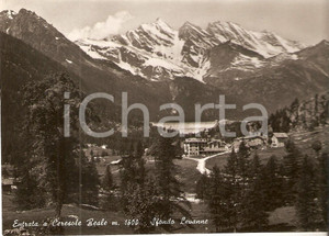 Cartolina originale da collezione 1955 ca CERESOLE REALE TO Panorama con Gruppo delle LEVANNE Cartolina FG NV 1