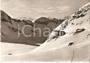 Cartolina originale da collezione 1955 ADAMELLO Rifugio LOBBIA ALTA Timbro CAI Sezione di BRESCIA Cartolina FG VG 1