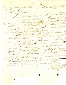 Manoscritto, lettera originale 1846 TRENTO Sisto PAINI non riesce a vendere grano ai negozianti Prefilatelica 1