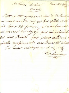 Manoscritto, lettera originale 1846 RIVA DEL GARDA TN Giovanni ALNAIDER su spedizione di some di frumento 1
