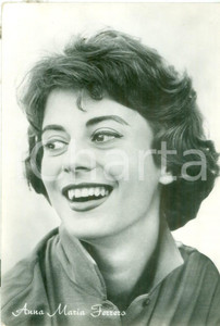 Cartolina originale da collezione 1960 ca CINEMA Attrice Anna Maria FERRERO Rotratto fotografico Cartolina FG NV 1