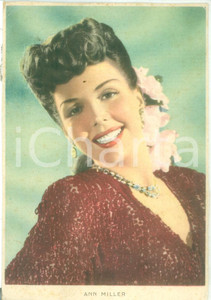Cartolina originale da collezione 1945 ca CINEMA Ann MILLER ballerina della COLUMBIA C.E.I.A.D. Cartolina FG NV 1