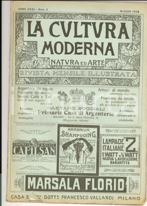 Giornale, rivista storica 1922 LA CULTURA MODERNA Settecentenario dell Università di Padova Rivista 1