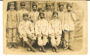 Fotografia d epoca originale 1910 ca REGIO ESERCITO Paolo GIACCARDI 19° Fanteria con i commilitoni Foto 1