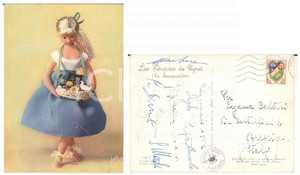 Autografo originale 1961 ATLETICA Cartolina Peynet Autografi BERRUTI MAZZA SVARA BUCOLO MORALE 1