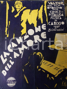 Oggetto da collezione cartaceo 1930 CHERUBINI  BIXIO La canzone dell amore  Valzer dal film Spartito 1