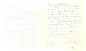 Autografo originale 1959 SAIGON VIETNAM Cao VAN VIEN lotta alla dogana per spedire libri AUTOGRAPH 1