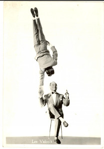 Fotografia d epoca originale 1960 ca FRANCE Les VALCO S  Artistes CIRQUE Fotografia VINTAGE 15x21 cm 1