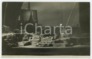 Fotografia d epoca originale 1930 ca MILANO Teatro alla SCALA Il vascello fantasma  Atto III Foto PAGANINI 1