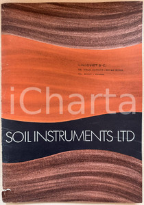 Materiale pubblicitario d’epoca 1980 ca LONDON SOIL INSTRUMENTS Ltd  Catalogo ILLUSTRATO 8 pp. 1