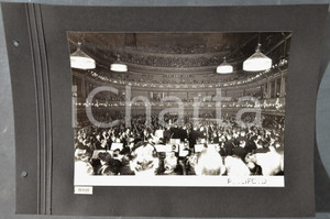 Fotografia d epoca originale 1950 LONDON ROYAL OPERA HOUSE  TEATRO SCALA Fine rappresentazione OTELLO Foto 1