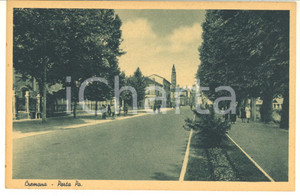 Cartolina originale da collezione 1930 ca CREMONA Veduta di PORTA PO Cartolina postale ANIMATA FP VG 1