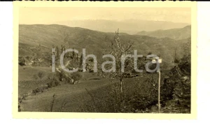 Fotografia d epoca originale 1941 WW2 HONDISHTA ALBANIA Accampamento italiano nella vallata Foto RUEDI 1
