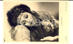Cartolina originale da collezione 1938 CINEMA Attrice Luise RAINER Ritratto in scena di lutto Cartolina FP NV 1