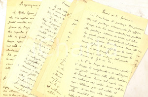 Autografo originale 1951 ROMA Padre Carlo BOYER Pensieri e prediche per l anno liturgico AUTOGRAFO 1