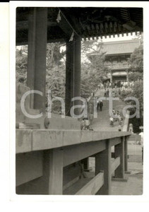 Fotografia d epoca originale 1958 KAMAKURA JAPAN Scalinata del santuario Tsurugaoka HachimangÅ« Foto 9x6 1