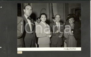 Fotografia d epoca originale 1950 MILANO TEATRO ALLA SCALA Il ricevimento dopo la tournée di Londra  Foto 1