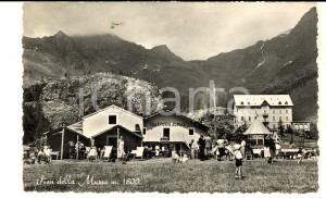 Cartolina originale da collezione 1951 PIAN DELLA MUSSA Veduta con Trattoria Alpina Cartolina FP VG 1