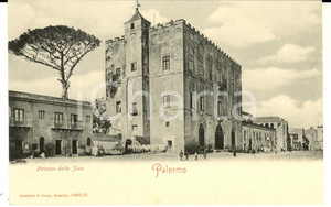 Cartolina originale da collezione 1900 ca PALERMO Veduta del palazzo della ZISA Cartolina postale FP NV 1