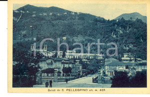 Cartolina originale da collezione 1915 ca SAN PELLEGRINO TERME BG Panorama generale  Cartolina FP NV 1
