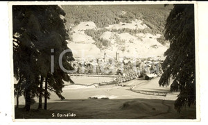 Cartolina originale da collezione 1939 SAN CANDIDO BZ Panorama del paese innevato Cartolina FP VG 1
