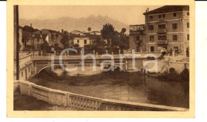 Cartolina originale da collezione 1930 ca SACILE PN Il Ponte della Vittoria e il Monte Cavallo Cartolina FP NV 1