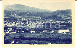 Cartolina originale da collezione 1942 OVADA AL Panorama visto da Nord Cartolina postale FP NV 1