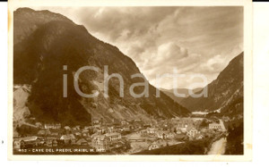 Cartolina originale da collezione 1940 ca CAVE DEL PREDIL UD Veduta con il monte RAIBL Cartolina FP NV 1