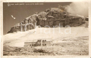 Cartolina originale da collezione 1932 PASSO PORDOI TN Rifugio BoÃ¨  Timbro Albergo Maria Cartolina FP VG 1
