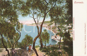 Cartolina originale da collezione 1935 ca SORRENTO Bambini in posa MASSALUBRENSE da San Liberatore Cartolina FP NV 1