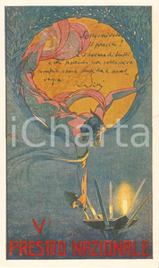 Cartolina originale da collezione 1918 V° PRESTITO NAZIONALE Cartolina ILLUSTRATA FP NV 1