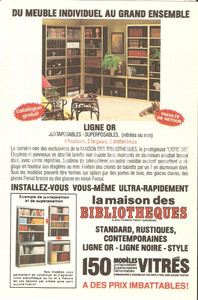 Cartolina originale da collezione 1975 ca PARIS La Maison des Bibliotheques Cartolina pubblicitaria 10x15 cm 1