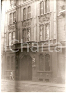 Fotografia d epoca originale 1962 MILANO Casa dei Bersaglieri in Corso Porta Romana Foto 10x7cm 1