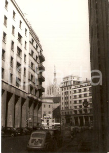 Fotografia d epoca originale 1959 MILANO Scorcio del Duomo da Via Alberico Albricci Foto 10x7cm 1
