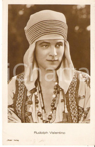 Cartolina originale da collezione 1925 THE EAGLE Rodolfo VALENTINO in una scena del film Cartolina FP NV 1