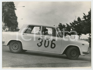 Fotografia d epoca originale 1965 ca RALLY Prova su strada di ALFA ROMEO Giulia 1300 Foto JOLLY CLUB 1