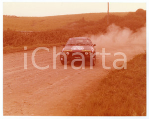 Fotografia d epoca originale 1980 RALLY ELBA Mauro PREGLIASCO Alfa Romeo Alfetta GTV Turbo Foto JOLLY CLUB 1