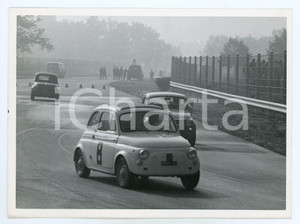 Fotografia d epoca originale 1965 ca JOLLY CLUB Gara tra FIAT 500 Foto RALLY 1