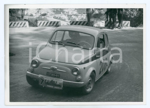 Fotografia d epoca originale 1960 ca 7Â° Rally dei COLLI EUGANEI Fiat 500 durante la gara Foto JOLLY CLUB 1