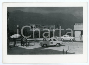 Fotografia d epoca originale 1965 ca TROFEO SUPERCORTEMAGGIORE Alfa Romeo Giulietta al controllo JOLLY CLUB 1