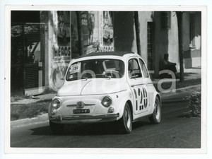 Fotografia d epoca originale 1961 VIGEVANO VII Coppa della LOMELLINA Fiat 500 Manifesto CIRCUS HEROS Foto 1
