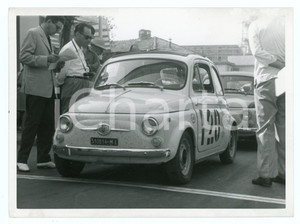 Fotografia d epoca originale 1961 VIGEVANO VII Coppa della LOMELLINA Fiat 500  Foto RALLY 1
