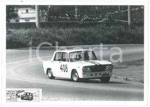 Fotografia d epoca originale 1965 TRIESTE OPICINA Lancia Fulvia durante la gara JOLLY CLUB Foto RALLY 1