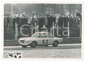 Fotografia d epoca originale 1966 Coppa Europa Turismo 4 ore LANCIA Fulvia coupÃ© JOLLY CLUB Foto 1