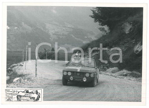 Fotografia d epoca originale 1967 Rally SAN MARTINO DI CASTROZZA Lancia Fulvia coupÃ© HF JOLLY CLUB Foto 1