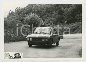 Fotografia d epoca originale 1966 RALLY 4° Regolarità  RIALTO Trofeo AMOCO Lancia Fulvia coupé AUTOMOBILISMO 1