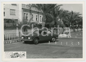 Fotografia d epoca originale 1965 27Â° MILANO SANREMO Alfa Romeo Giulia sprint GT 1600 veloce Slalom Foto 1