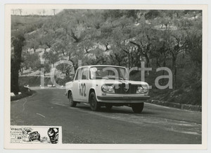 Fotografia d epoca originale 1965 ROMA VI Rally E. Lazzaroni Conchiglia SHELL Lancia Fulvia JOLLY CLUB Foto 1
